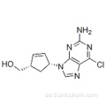 2-cyklopenten-1-metanol, 4- (2-amino-6-klor-9H-purin-9-yl) -, (57193125, 1, 4R) CAS 136522-33-3